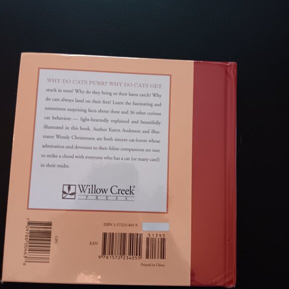 Why Cats Do That by Karen Anderson hard cover book NEW IN WRAP - Picture 4 of 4